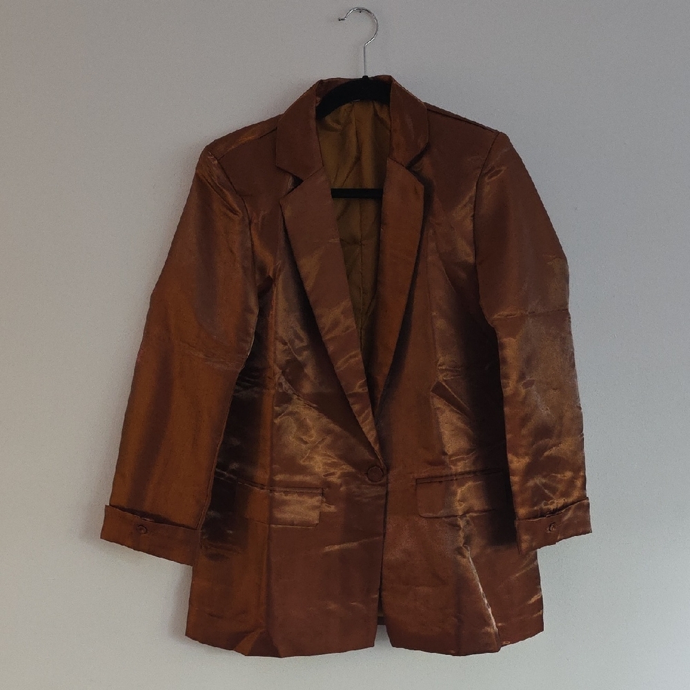 Elegant Women's Brown Blazer